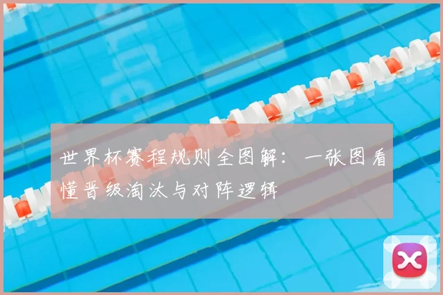 世界杯赛程规则全图解：一张图看懂晋级淘汰与对阵逻辑